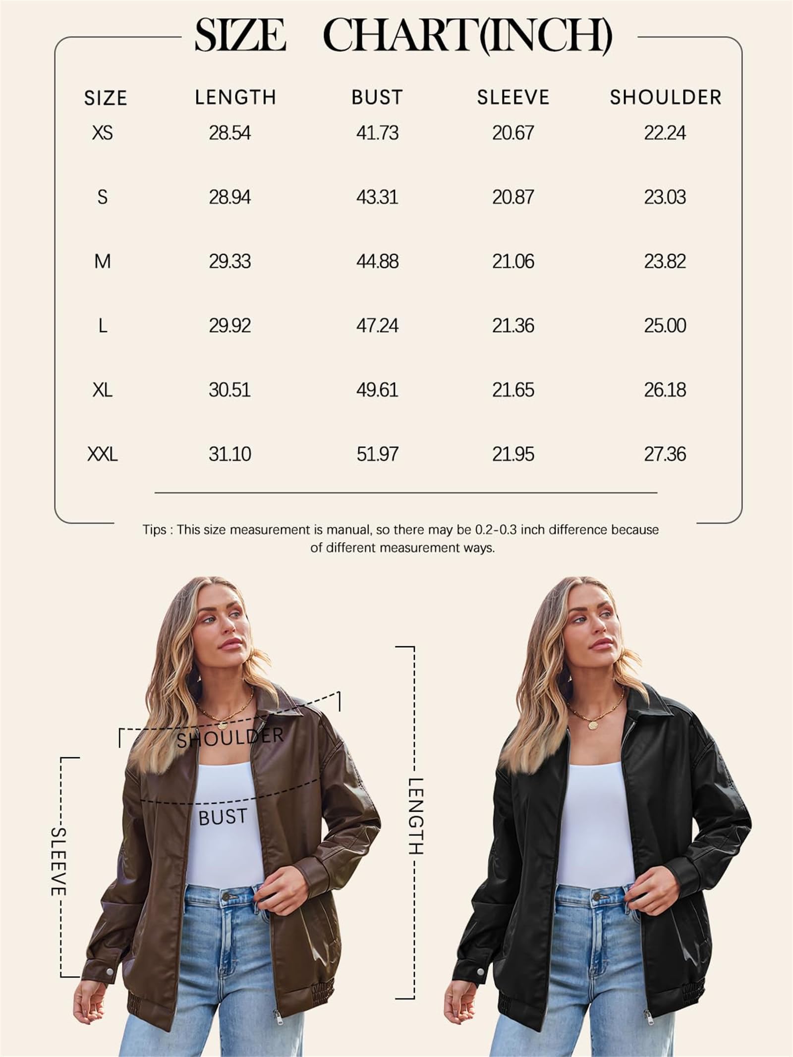 Chaquetas de cuero de gran tamaño para mujer, abrigos bombarderos de motocicleta de gran tamaño, trajes de moda de otoño 2024, ropa de invierno