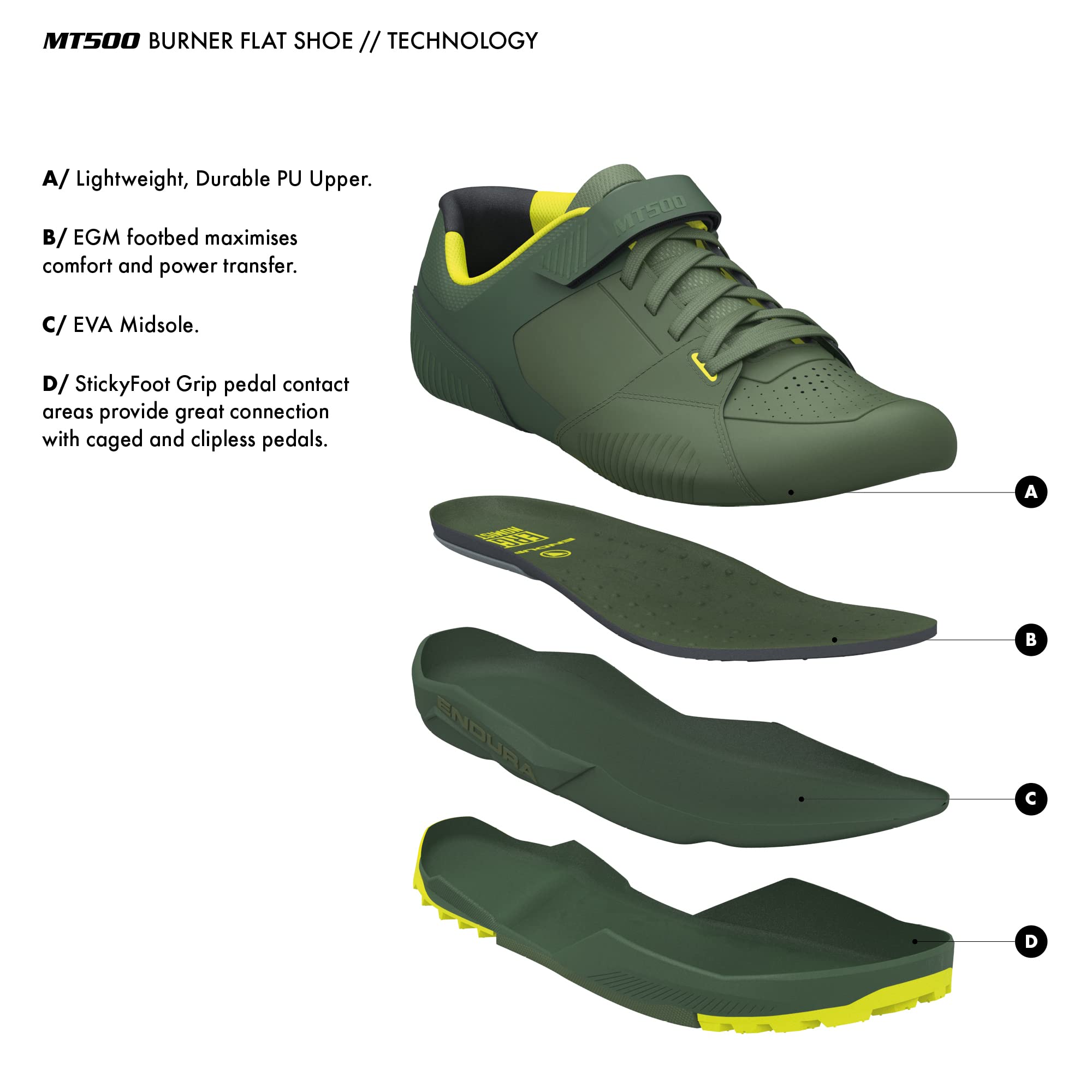 ENDURA Mt500 Burner, Zapatillas Hombre