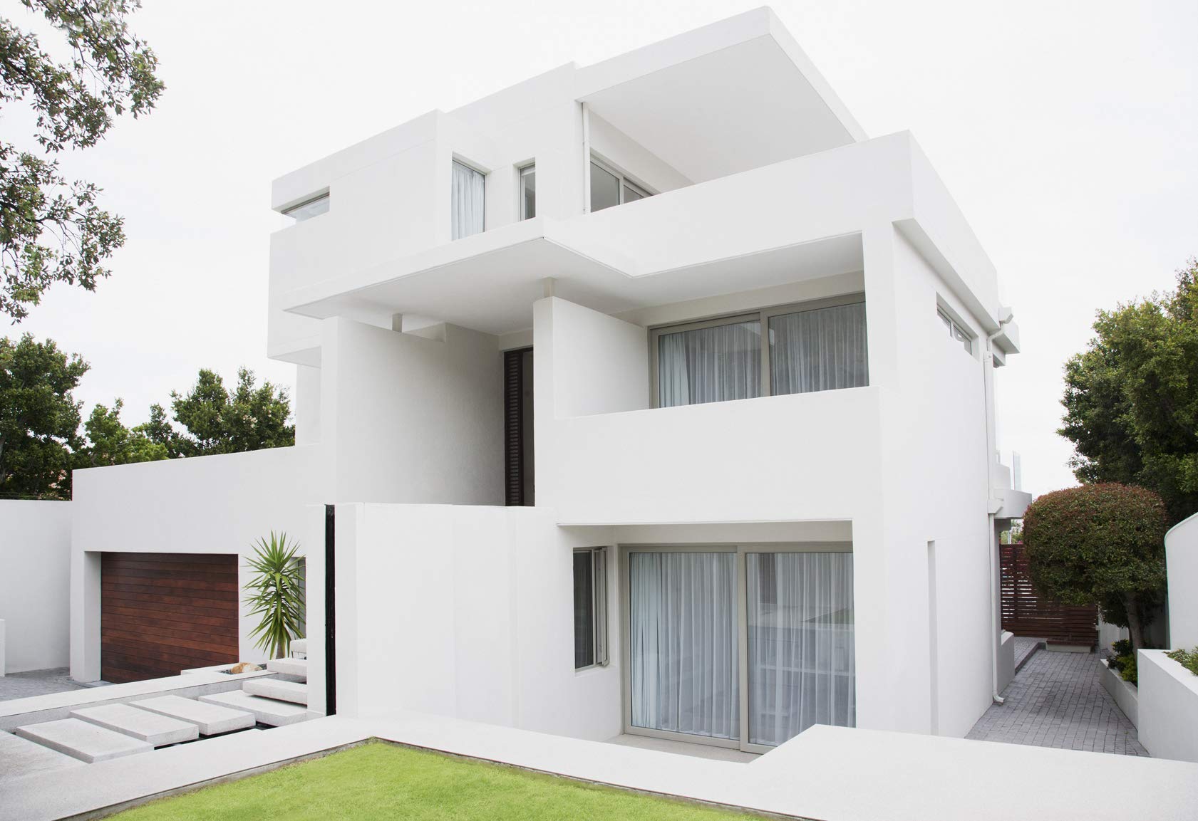 Tecno Prodist Externe de 5 Kg de peinture acrylique Blanc mat Imperméabilisant pour façades – Rouleau ou pinceau – Grande blancheur et résistance – Application facil