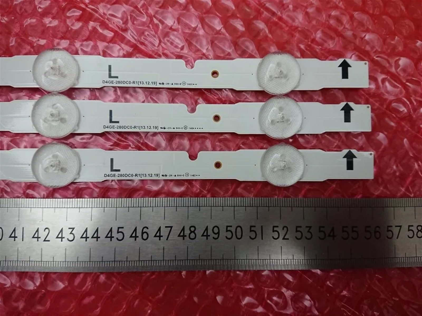 Striscia di retroilluminazione a LED Compatibile for TV UN28H4000AF UN28H4500AF 2014SVS28_3228 D4GE-280DC0-R1 LM41-00099N BN96-30440A(15 PCS for 5 TV)