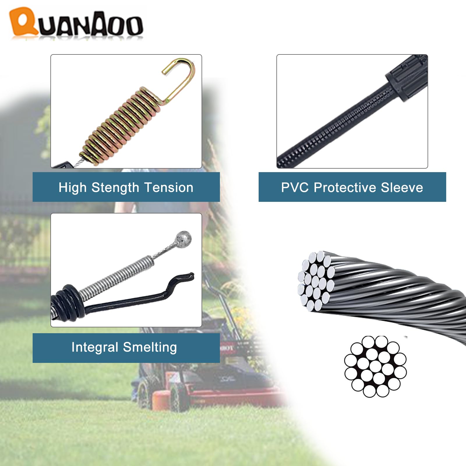 Amazon.com : Quanaoo Traction Cable 120-6244 for Toro TimeMaster