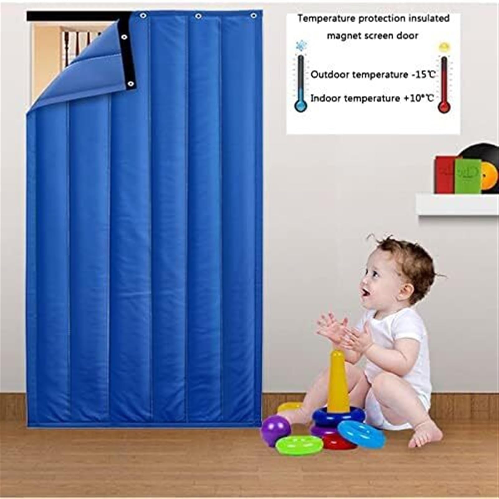 Thermisch Geïsoleerde Fleece Gordijn Voor Slaapkamer En Woonkamer Groen Ruitpatroon 50 X 84