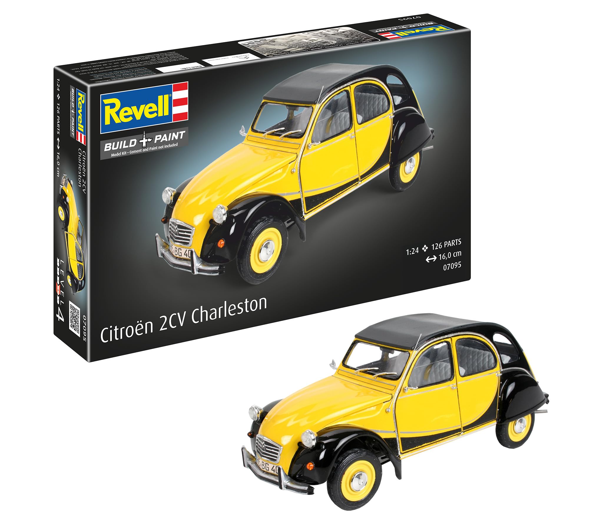 Amazon.co.jp: ドイツレベル(Revell) 1/24 シトロエン2CV プラモデル