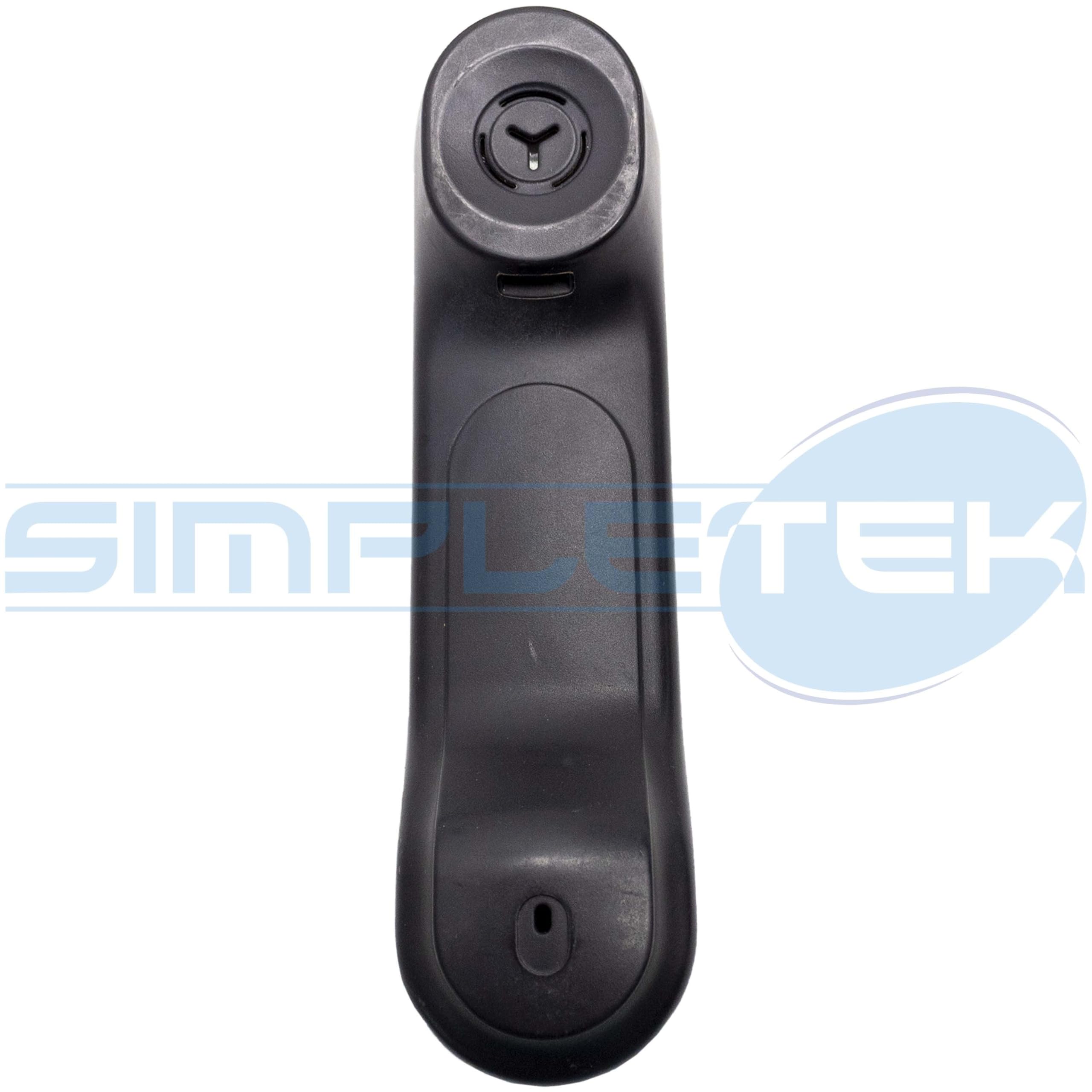 SIMPLETEK - Cornetta Telefono Softgrip Compatibile con Alcatel Lucent 4028 4008 4038 4068 4019 4029 4039 | Cavo a Spirale Incluso (Ricondizionato)