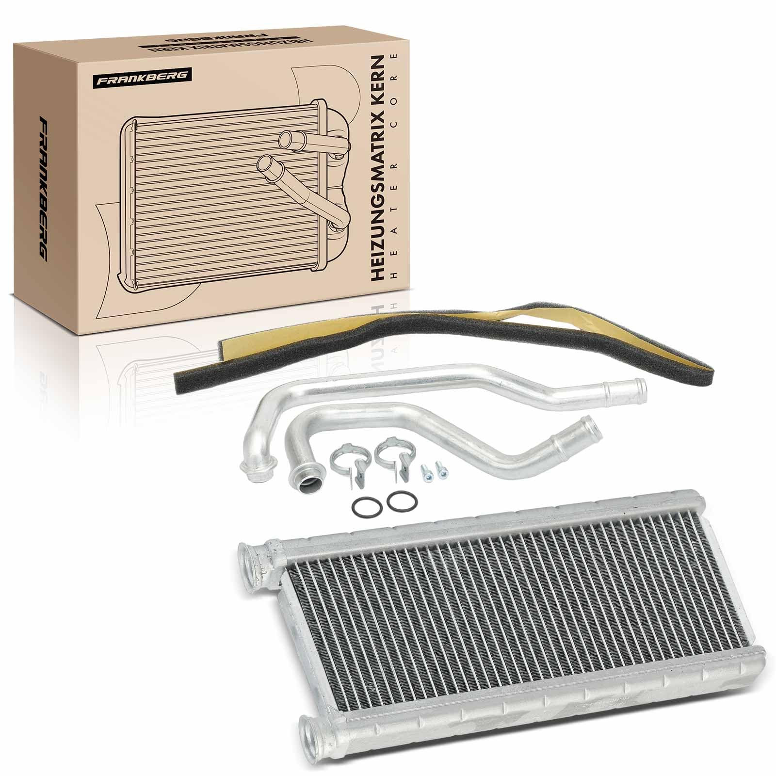 Frankberg Wärmetauscher Innenraumheizung Kompatibel mit Mirage Stufenheck A10 1.2L Benzin 2013-2024 Mirage/Space Star Schrägheck A0A 1.0L 1.2L Benzin 2012-2024 Replace# 707183