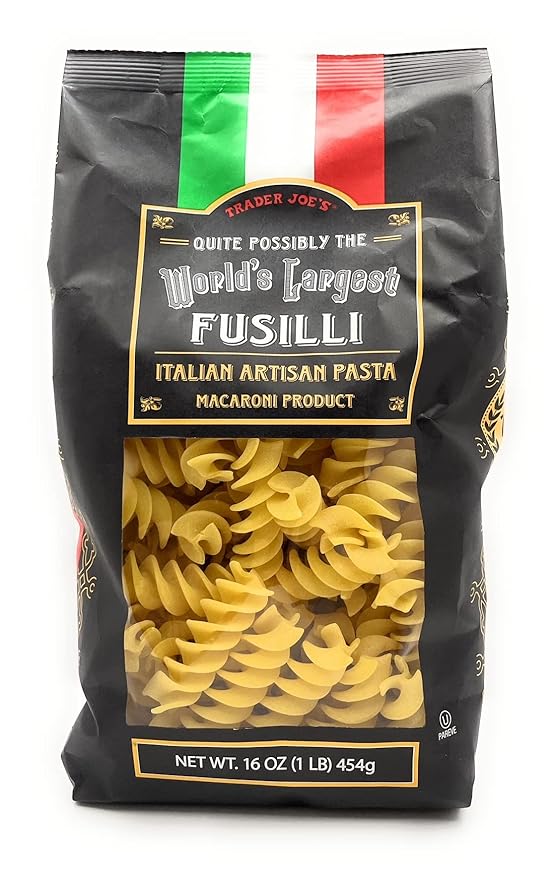 Trader Joe's World's Largest Fusilli Italian Artisan Pasta