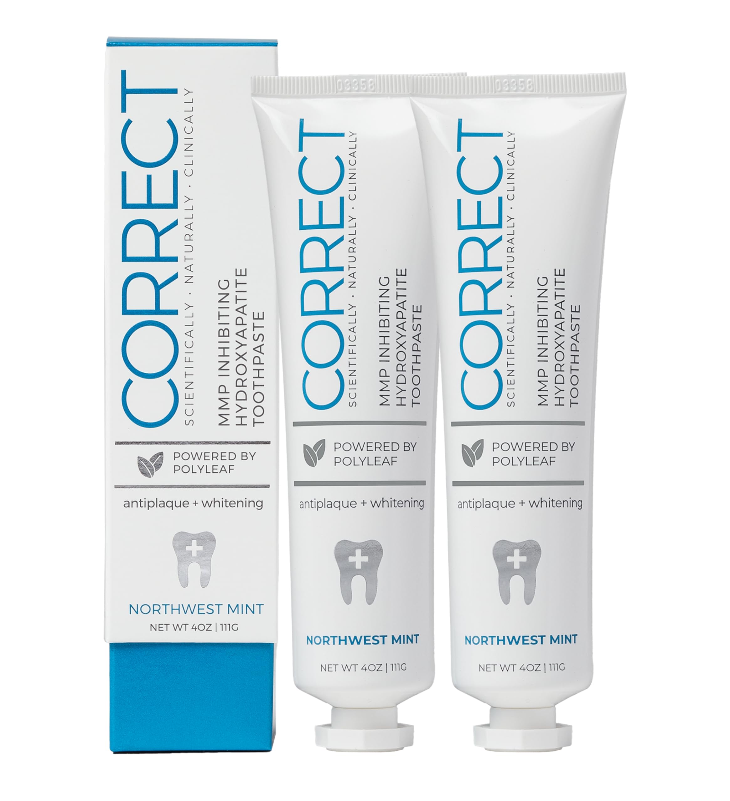 Fluoride-Free Nano-Hydroxyapatite Toothpaste Whitening Sensitive Teeth MMP Inhibiting Antiplaque Remineralizing Created by Doctors Dentists for Gum Health SLS-Free