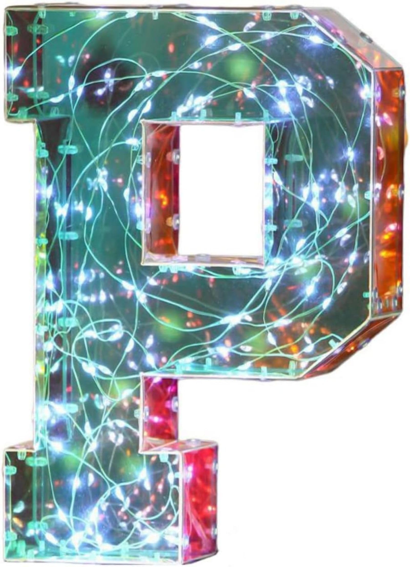 Jemnpela LED Marquee Letter Number Sign Lights Glitter Light Up Alphabet Figure Night Light for Birthday Party Wedding Home Bar Holiday Wall Decoration
