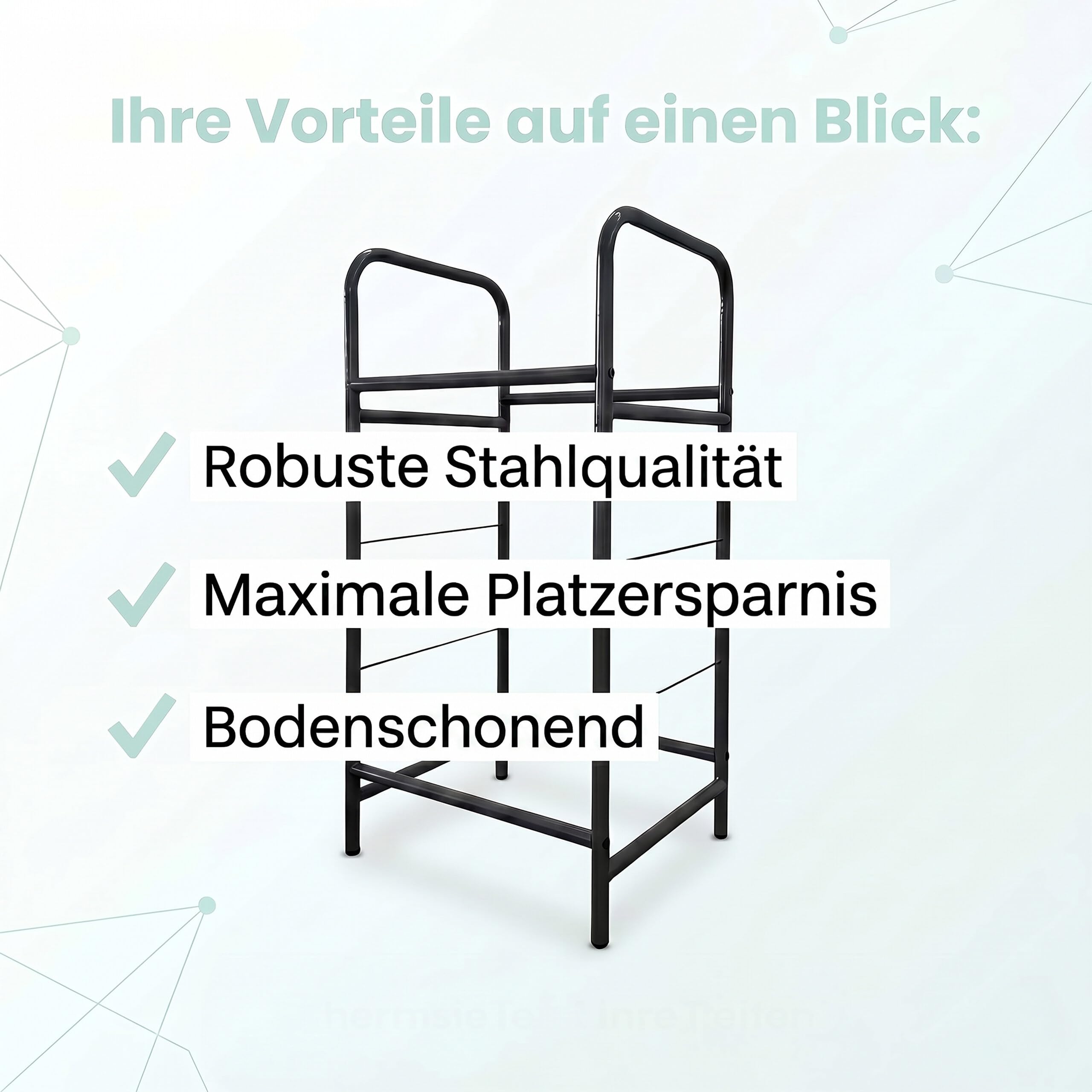 Relaxdays Reifenregal für 4 Reifen, HxBxT: 106 x 53 x 46 cm, 200 kg, Stahl, 2 Ebenen, Räderregal, Reifenlager, schwarz
