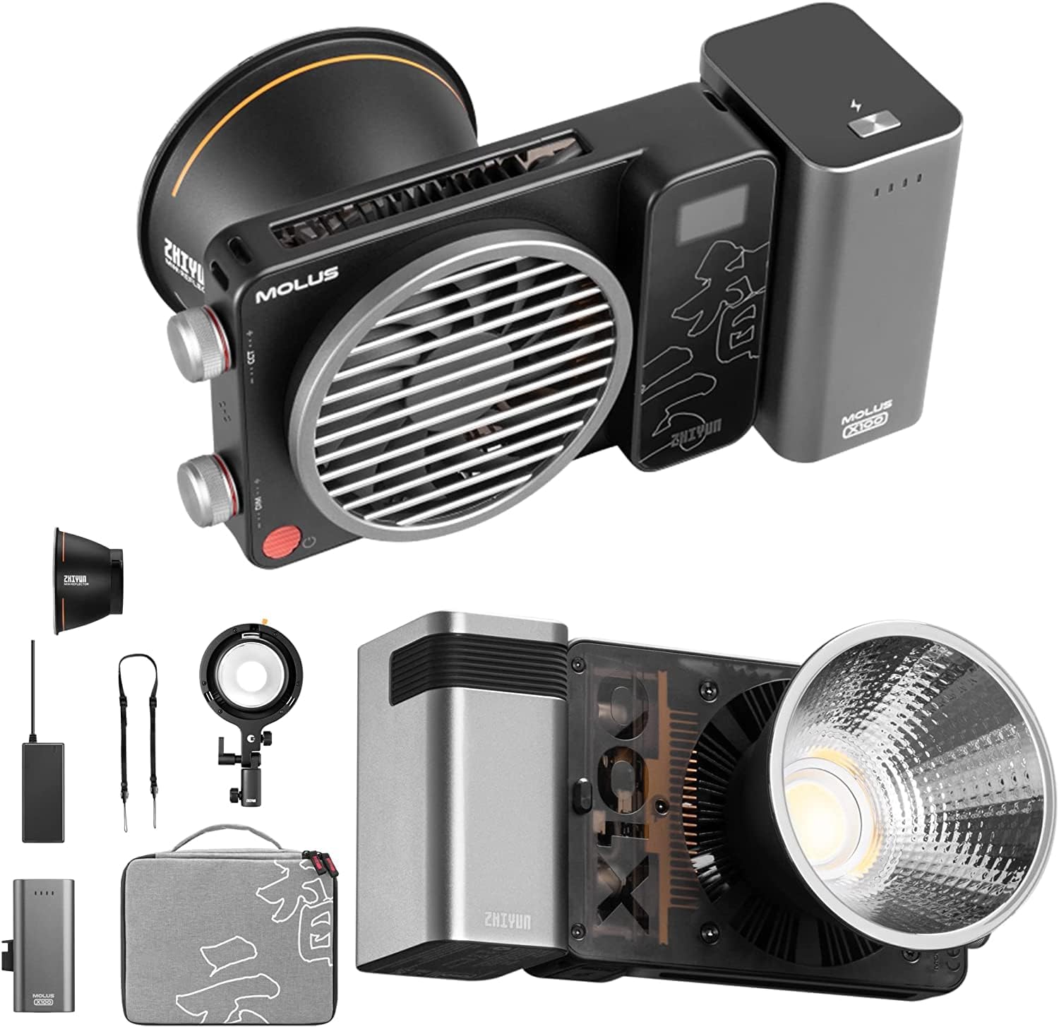 Zhiyun X100 Rgb Zhiyun Molus X100 Led Video Light,100W 2700K~6500K