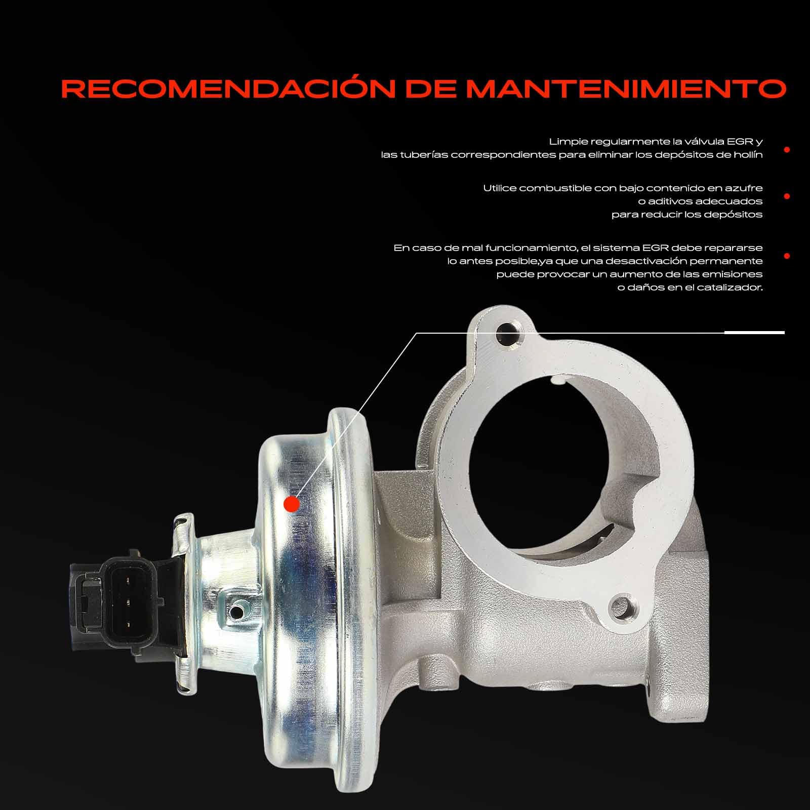 Frankberg Válvula EGR Diesel Compatible con Mondeo III Turnier BWY 2.0L Mondeo III B5Y 2.0L Transit Bus FB FC FD FS FZ 2.0L Mondeo III Berlina B4Y 2.0L Transit Furgoneta FA 2.0L Replace# 2S7Q-9D475-AD