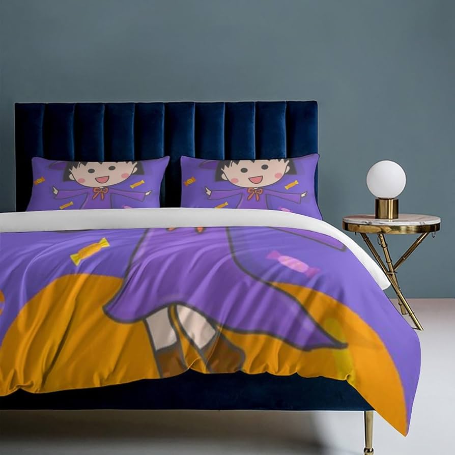 ちびまる子ちゃん　布団　カバー　（シングル） Amazon｜ちびまる子ちゃん 3ピース寝具セット 布団カバー