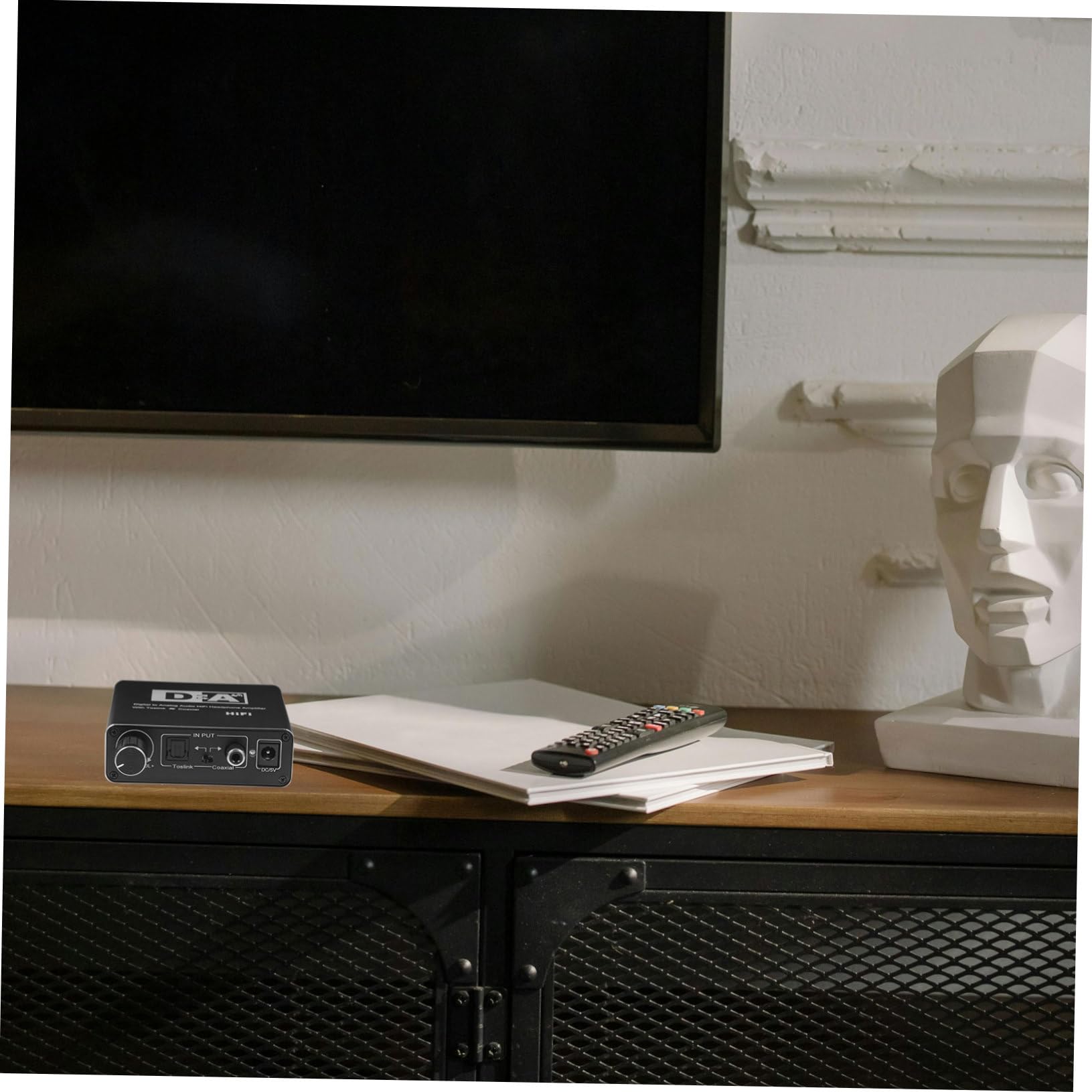 Convertitore Audio Digitale Analogico Ottico Per Tv Adattatore Audio Coassiale Compatto e Portatile Per Collegare Dispositivi Digitali