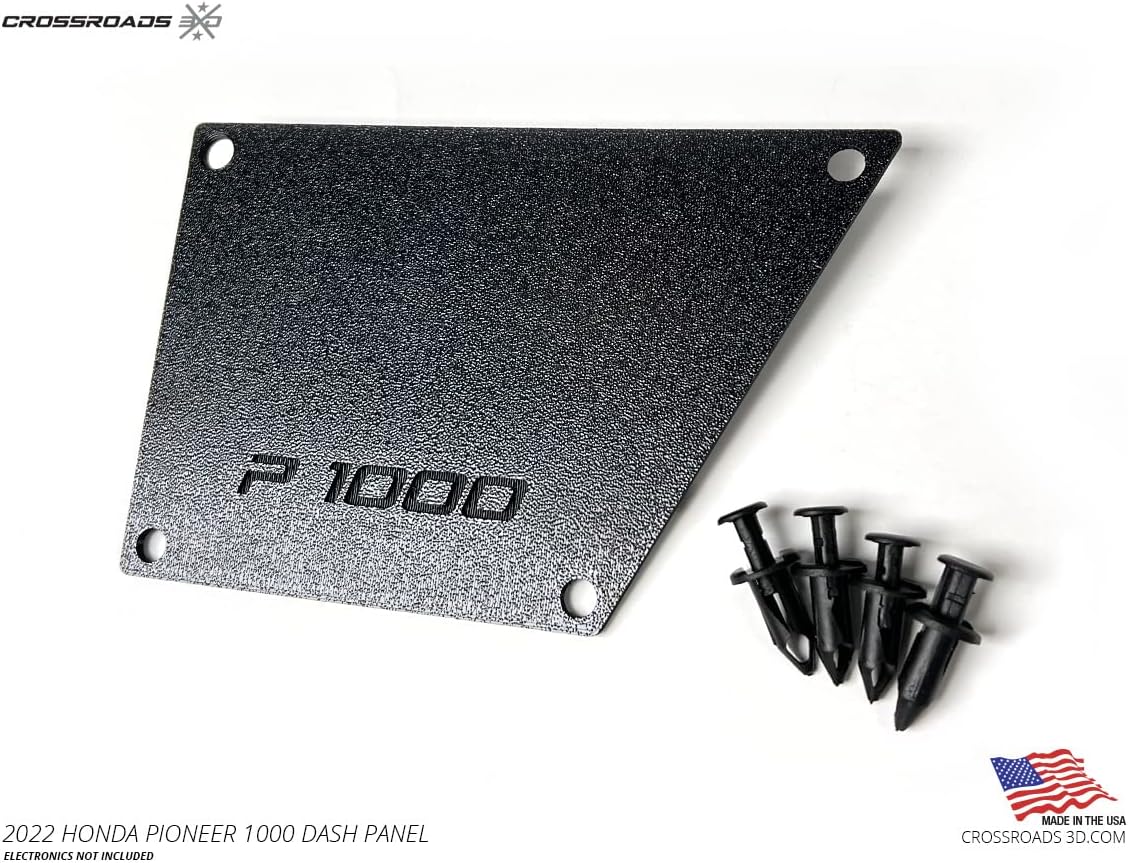 Crossroads 3D Rocker Switch Panel for Honda Pioneer 1000 (2022+) / Quick and Easy Installation/Factory Appearance