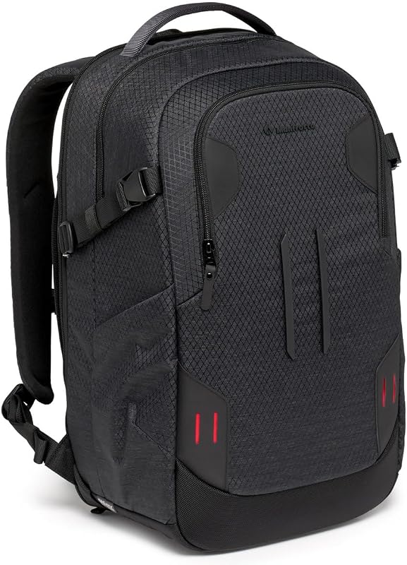 PRO Light Backloader M, Professional Camera Backpack for Cameras, Top and Rear Access, Double Tripod Mount, Padded Backpack with Interchangeable Dividers, Black