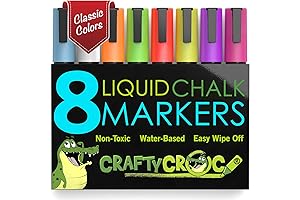 Crafty Croc's Liquid Chalk Markers: The Ultimate Creative Expression Tool