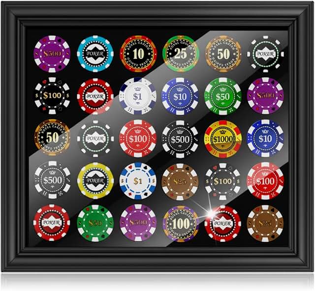 Poker Chip Display Case