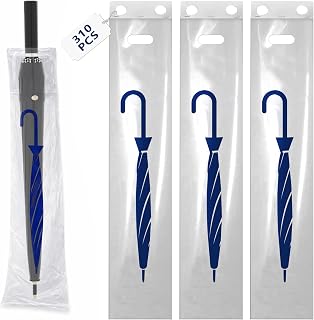 Montex Wet Umbrella Bags, 320 Disposable Large Plastic Bags for Umbrella Bag Stand