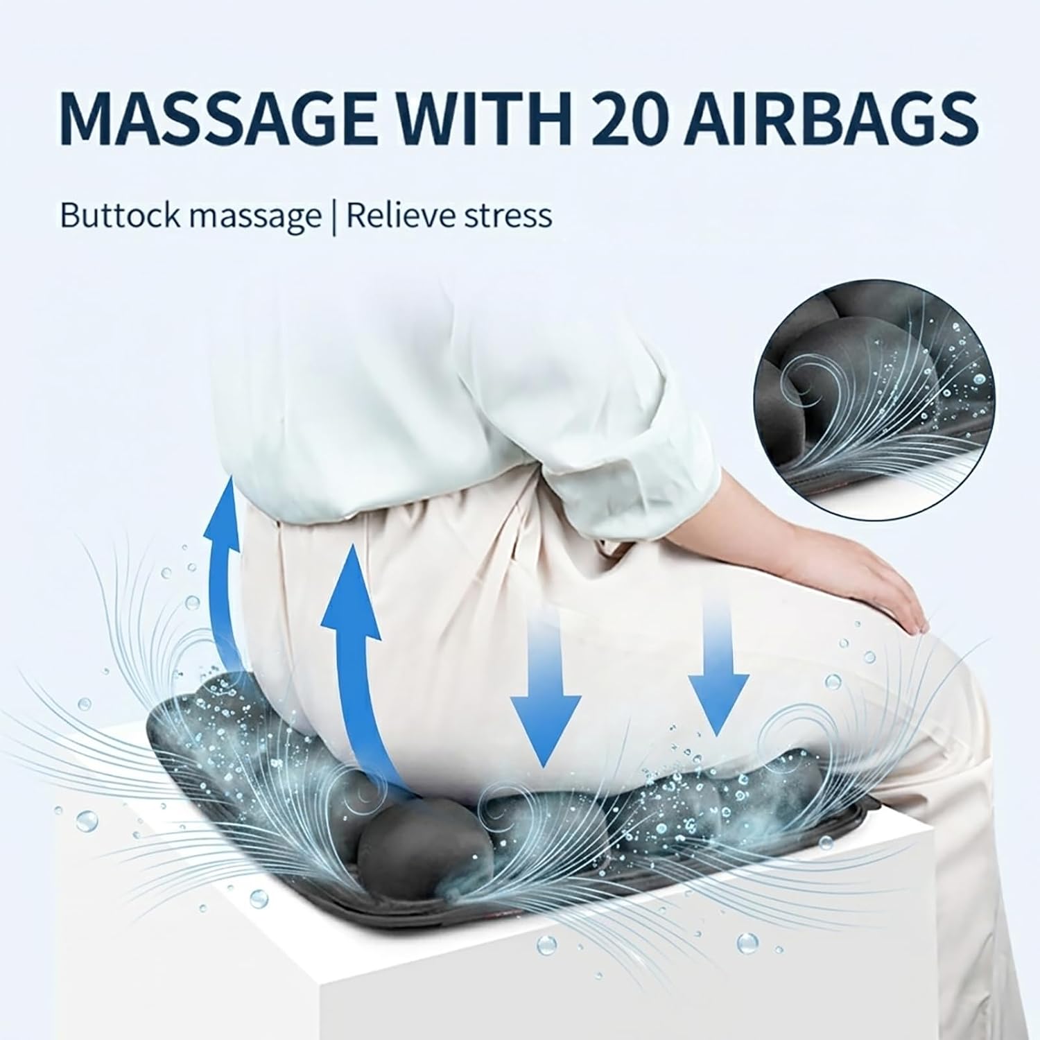 JFT Wheelchair Seat Cushion Alternating Air Pads Automatic Inflatable