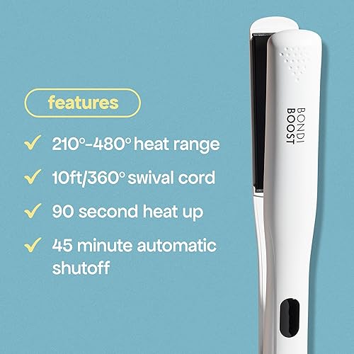 Miniatura 2 de BondiBoost Plancha de Pelo con Recubrimiento de Aloe 1" US