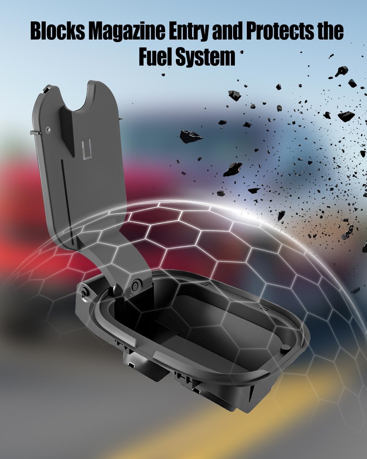 84745944 Fuel Tank Filler Pipe Housing Compatible with Chevrolet Chevy Silverado 1500 Gas 6'6" FT Bed 2019-2025 Replace 84492771 84745974