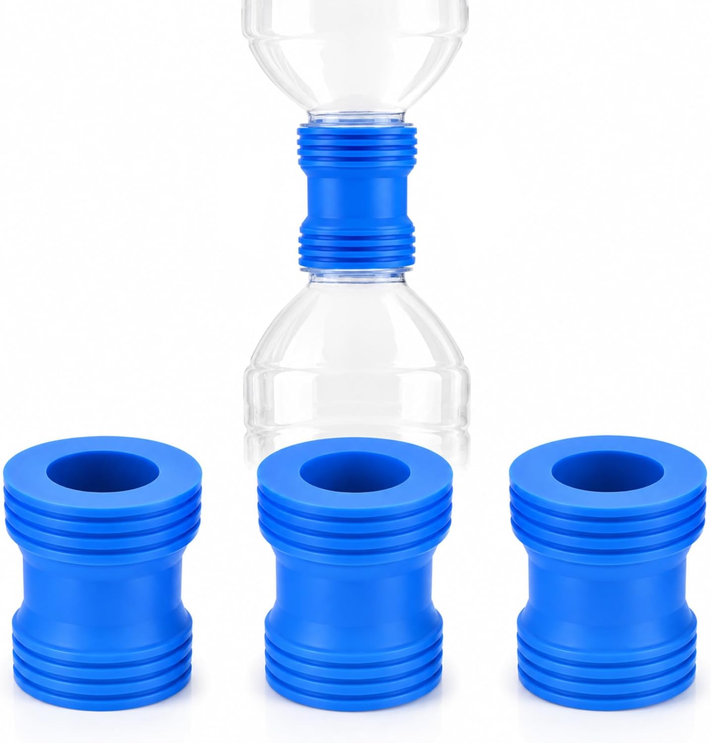 Bottle Emptying Cap, 3 Pcs Bottle Transfer Connector for Soap Lotion