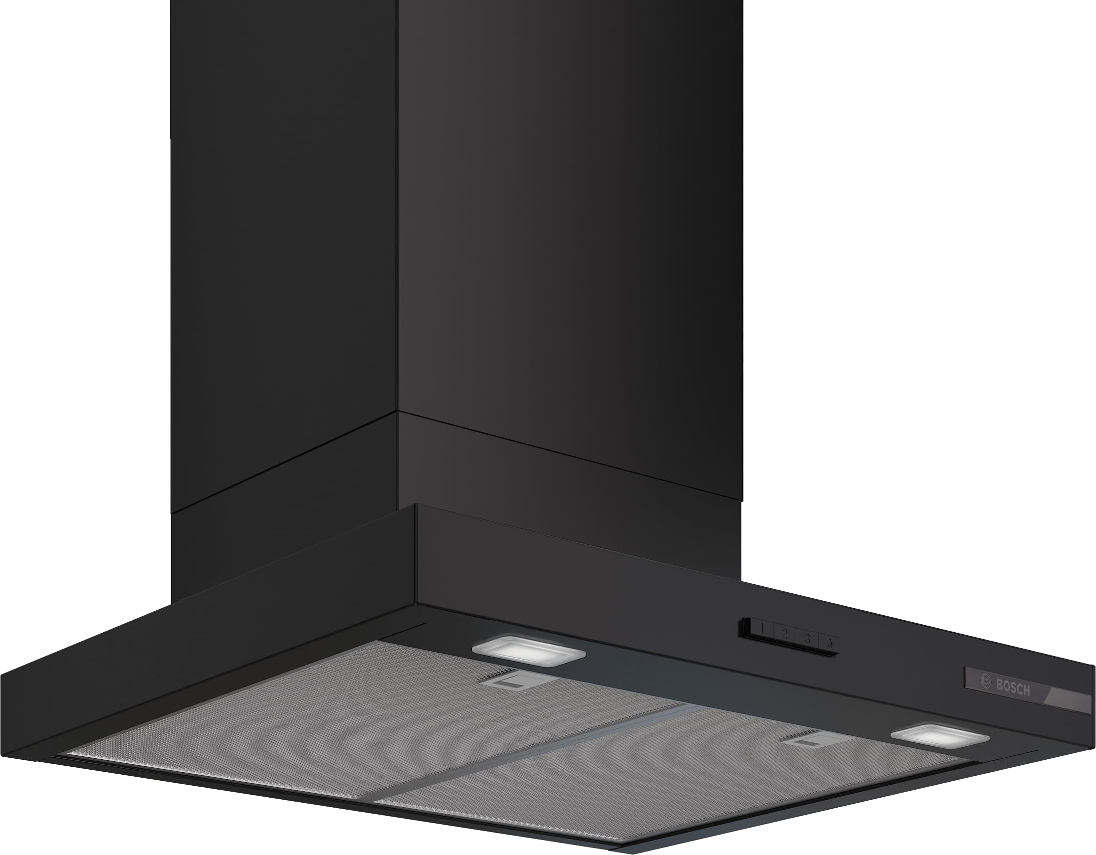 Bosch Series 4 DWB65CC60B 60cm Wide Chimney Hood - Black