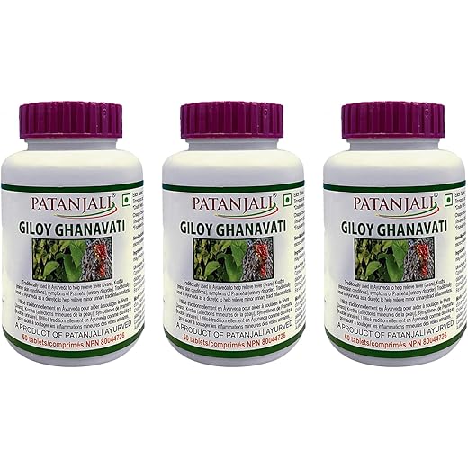 Patanjali Giloy Vati 60 tabs Pack of 5