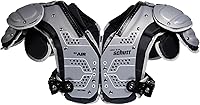 Schutt XV Line Football Shoulder Pads - Optimized for OL, DL, DE with Wide Neck & Swivel Belts