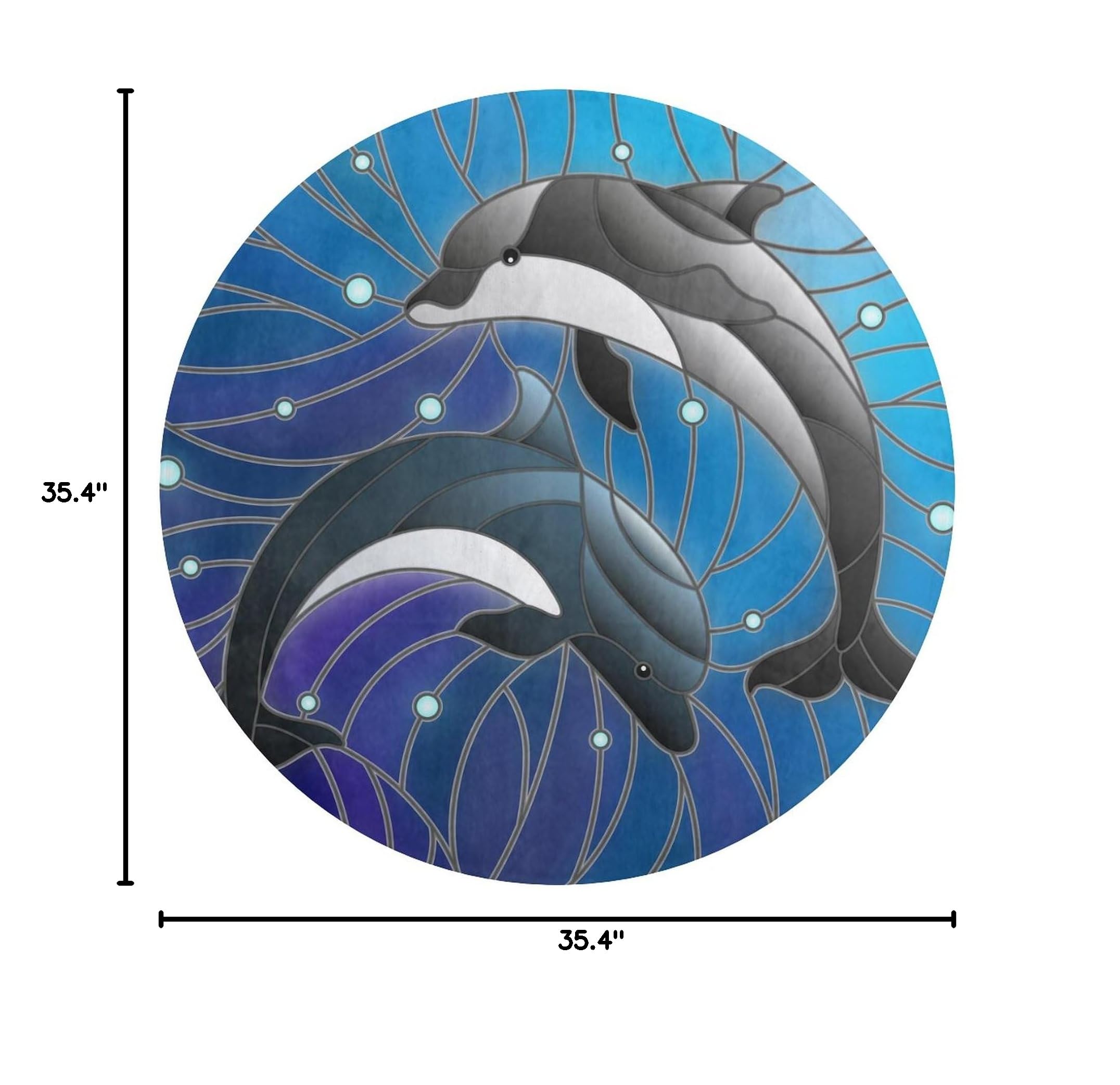 NAWFIVE Round Area Rugs 3Ft Pentagram Blood Red Circle Play Room Mat Non-Slip Magic Floor Mats Soft Absorbent Carpet Decor for Living Room Bedroom Kitchen: Style-3 90*90cm