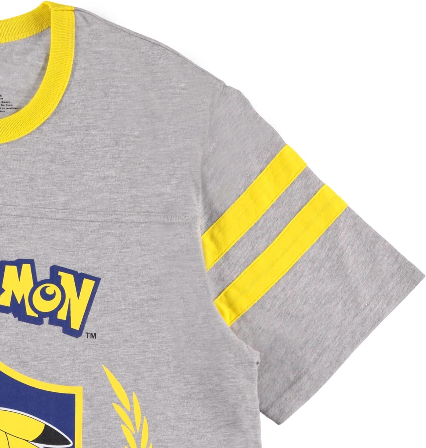 Ladies Pokemon Pikachu Game Shirt - Gotta Catch Em All - Ash Pikachu Charizard Pokeball Varsity Stripe Sleeve Athletic Tee image 4