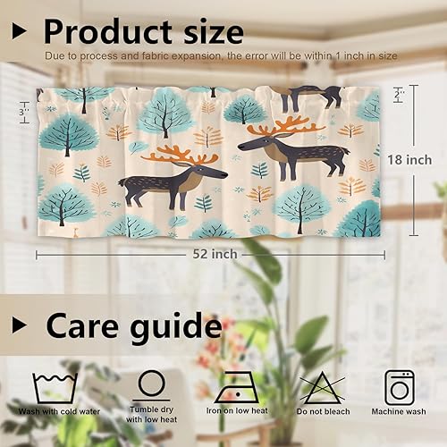 Miniatura 1037 de Cenefas de cocina modernas con patrón de cobre marrón dorado para ventanas, cenefas opacas abstractas de marcas de arañazos y cortinas opacas