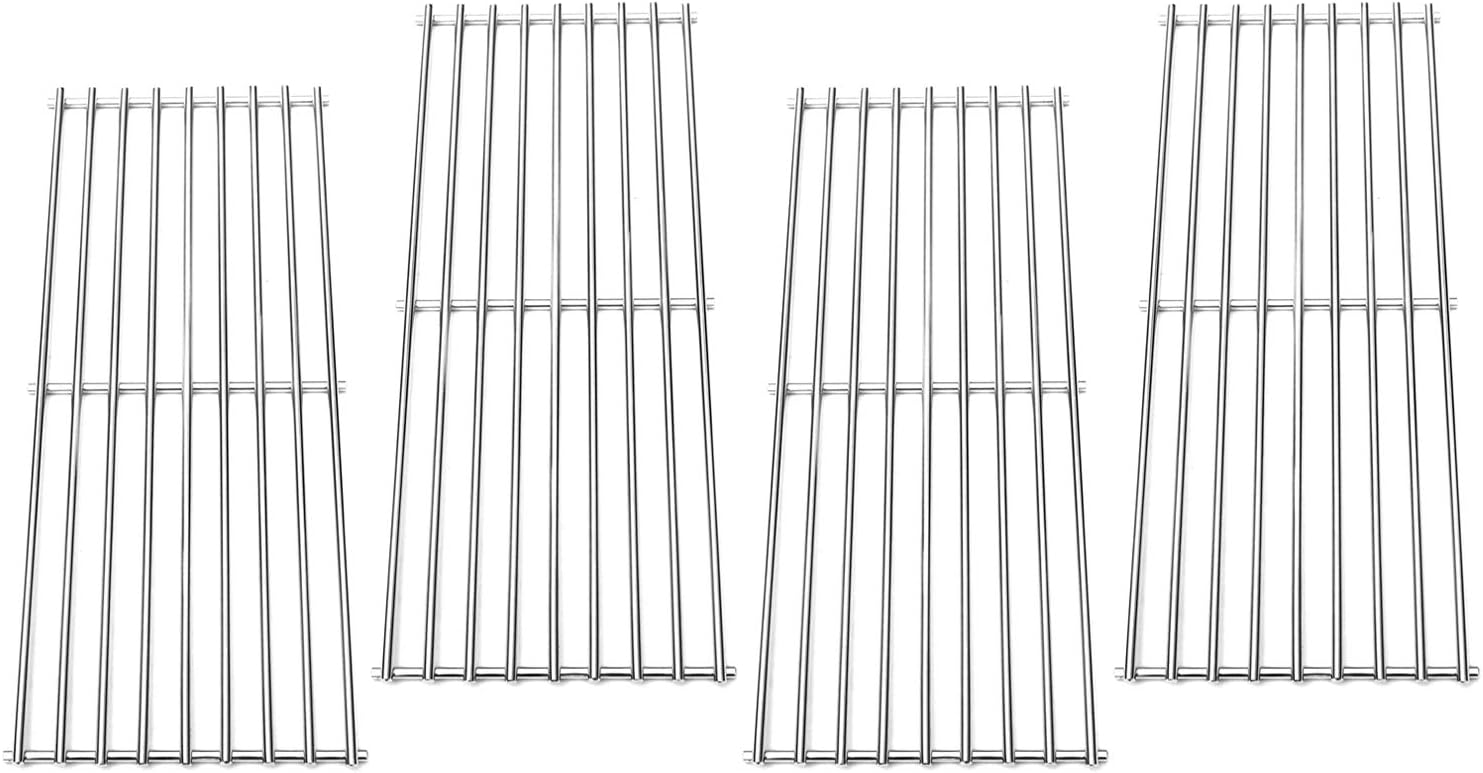 Direct Store Parts Kit DS111 (4-Pack) Solid Stainless Steel Cooking grids Replacement for Turbo,Perfect Flame, Perfect Flame Gas Grill (4)