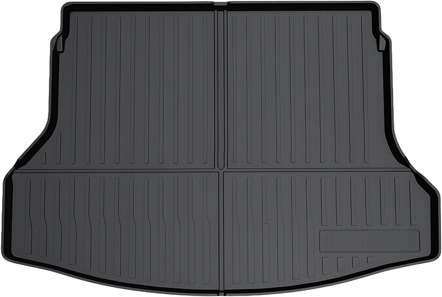 Mixsuper Cargo Liner Compatible with 2014-2020 Nissan Rogue, All Weather Trunk Liner Rear Cargo Mat Anti-Slip Black
