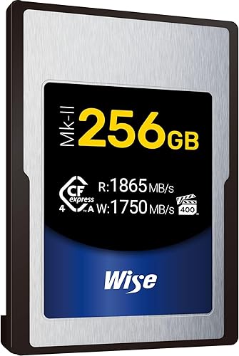 Wise CFexpress 4.0 Type A Mk-II 256GB WI-CFX4-A256M2 — šoninis vaizdas