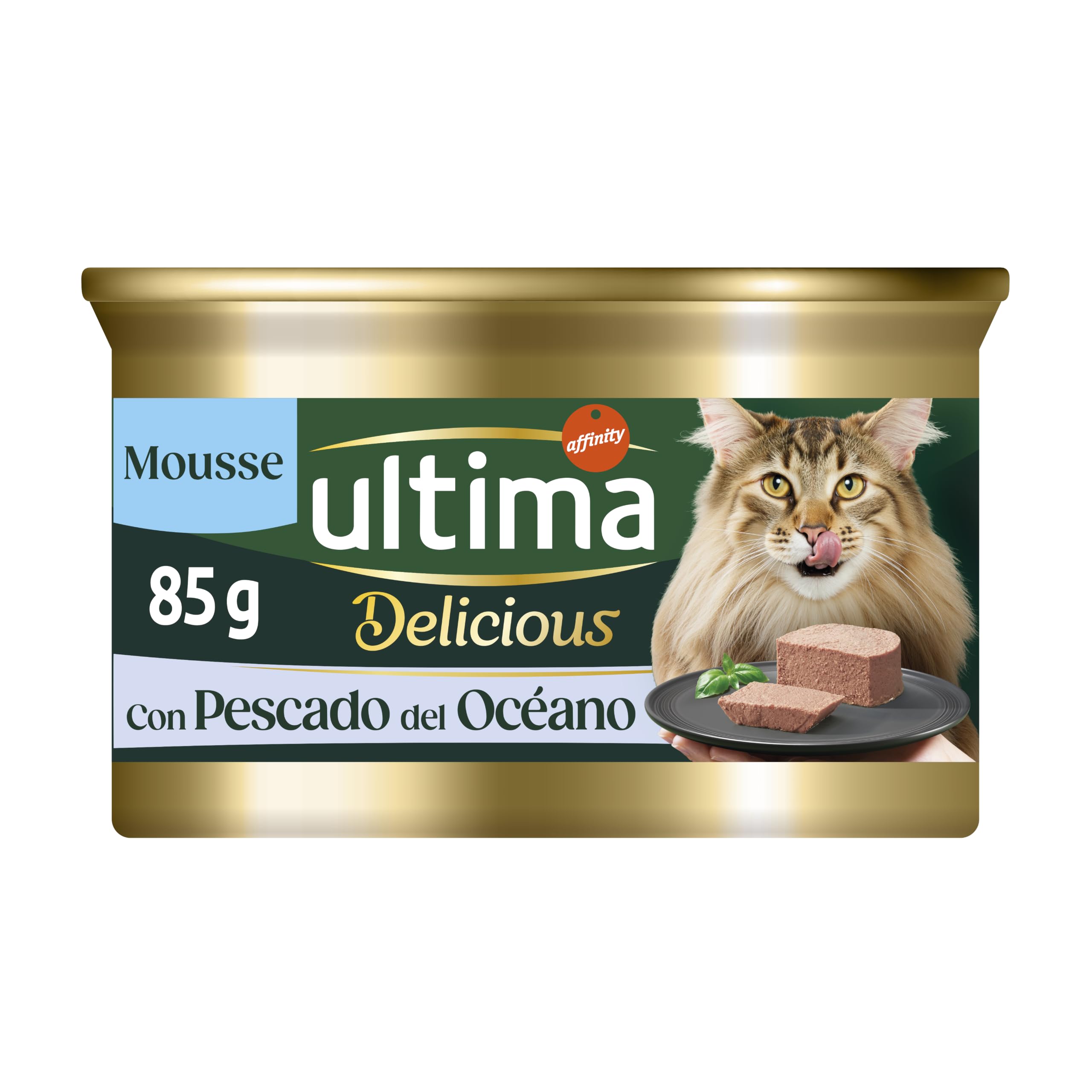 Ultima Fit & Delicious Comida Húmeda para Gatos - Mousse con Pescado del Océano: 24 latas de 85g