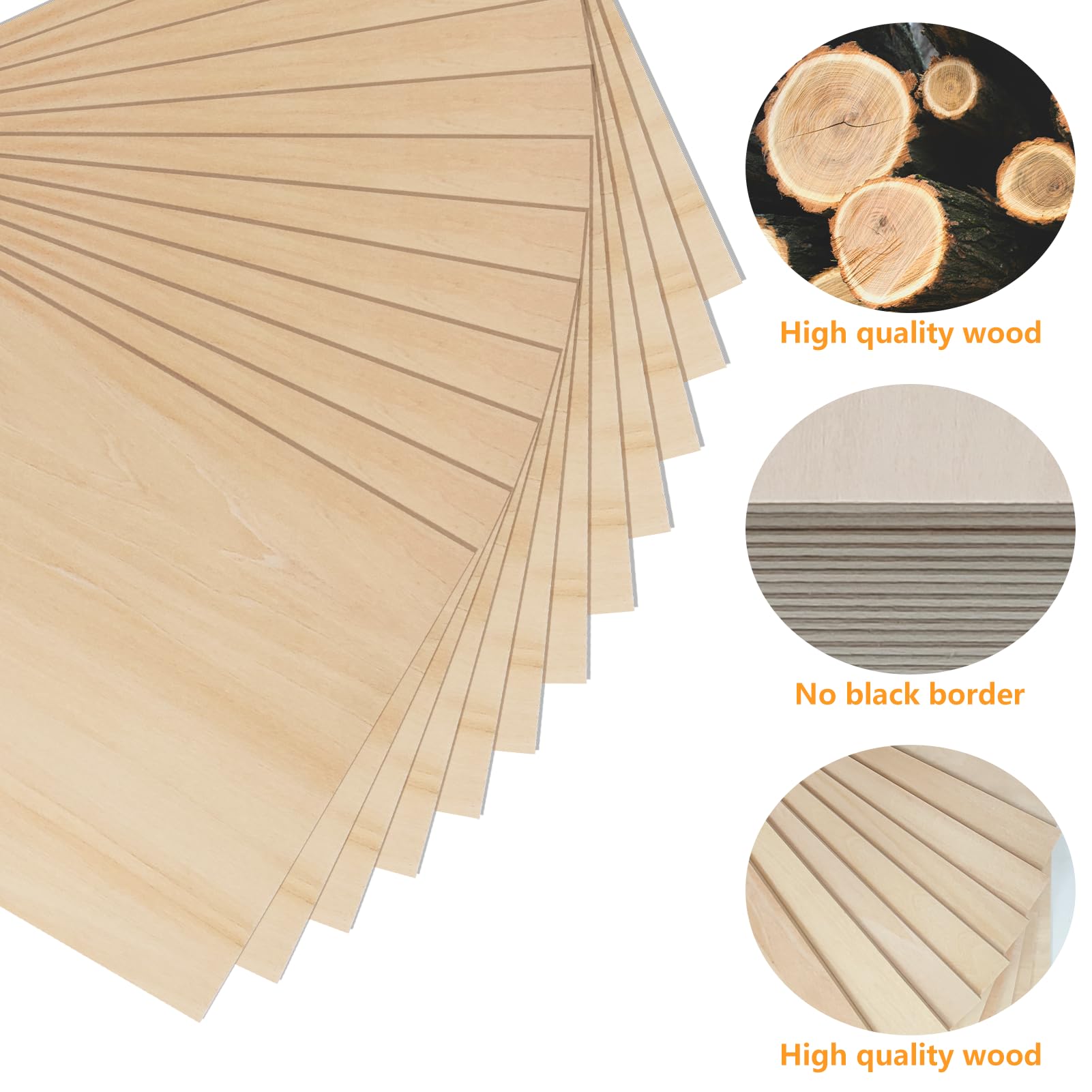 Drewno lipowe, 20 x 30 x 0,2 cm, niedokończone drewno do ozdób DIY i rzeźbienia modelarstwa, wypalanie drewna, modele architektoniczne, rysunek (36 szt. - 8 x 12 x 1,5 mm)
