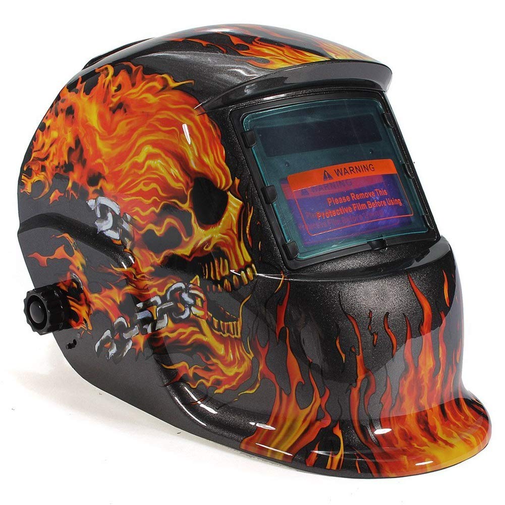 Máscara de Soldadura, Casco de Soldadura, Máscara de Soldador, Casco de Soldadura Casco de Soldadura Solar automático Soldadura Máscara de Soldadura Solar Máscara de Soldadura por Llama
