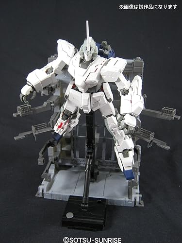 Miniatura 7 de Bandai Hobby RX-0 Unicorn Gundam HD Color con MS Cage Master Grade Figura Escala 1/100