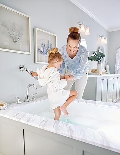 Miniatura 7 de Moen Eva T943, llave para bañera romano de arco alto y dos manijas, T943