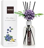 Vista 17 de Aronica Difusor de Aroma de Canela para Cocina, Decoraciones de Oficina, Aroma de Vainilla y Canela, Difusor de Varillas de Flores, Aroma