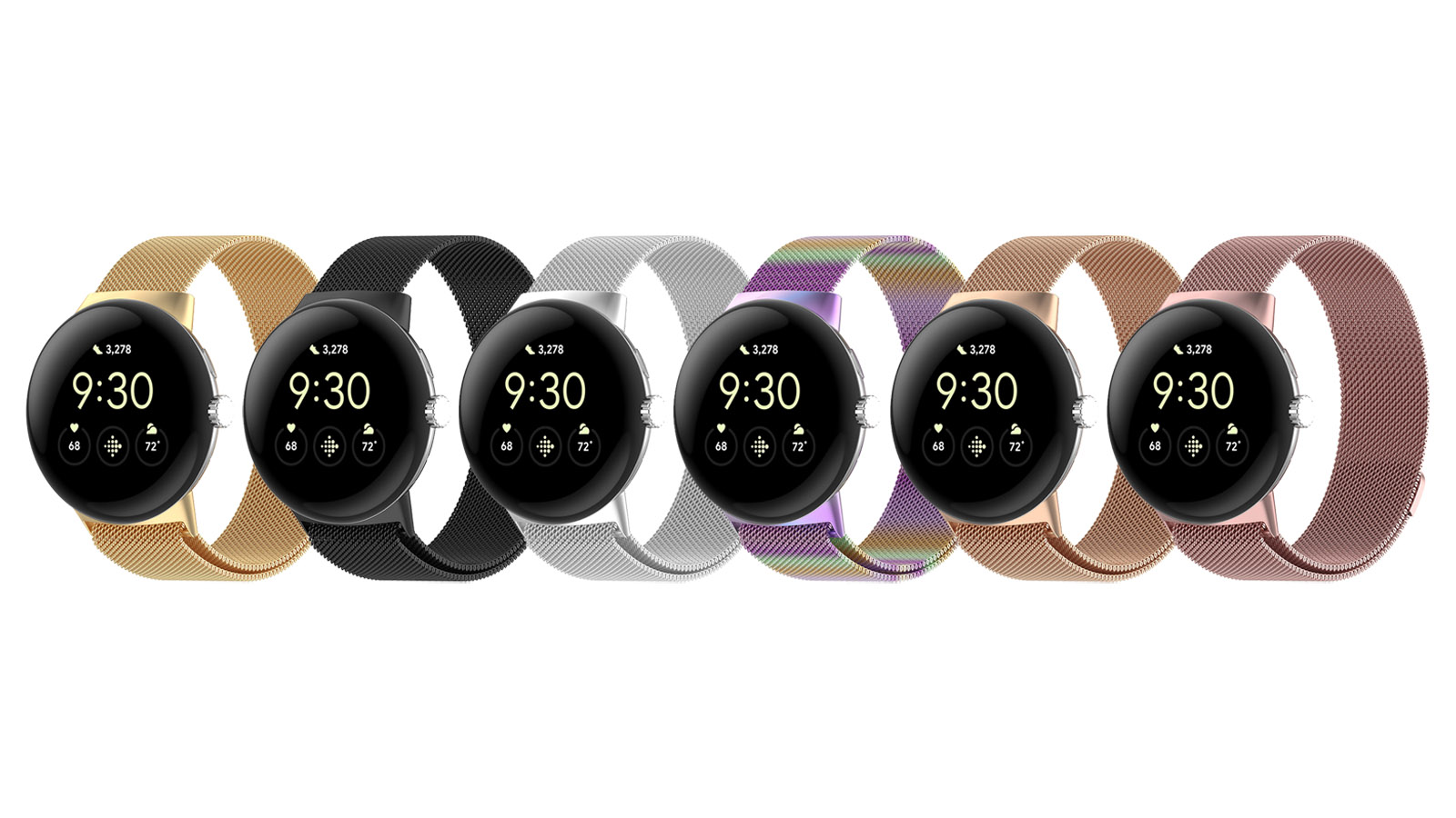 Correa metálica para Google Pixel Watch 41mm/45mm miniatura 7