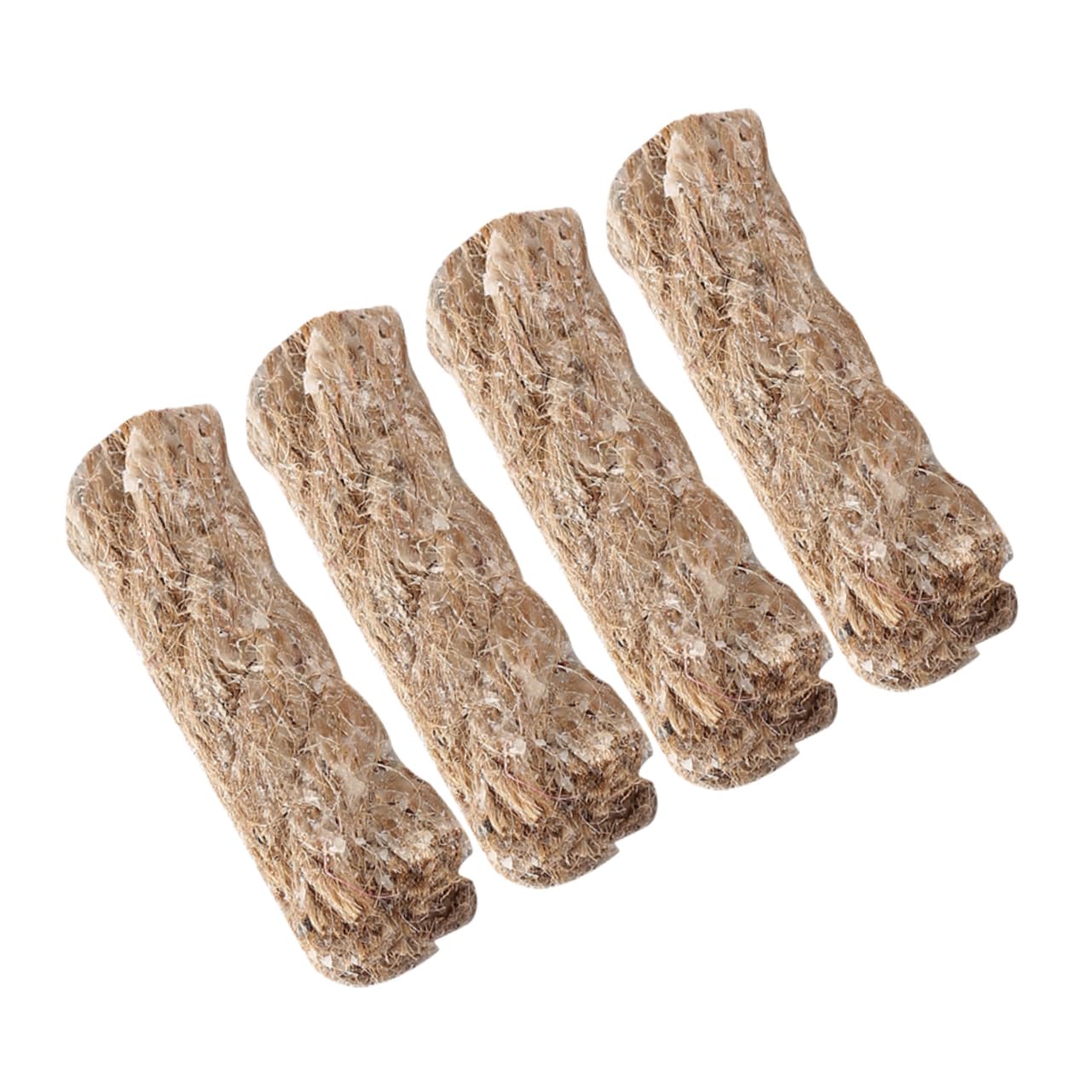 Yardwe Survival Wick Rope Set 4pcs Jute Cord Wick Jute Cord for Outdoor Fire Making
