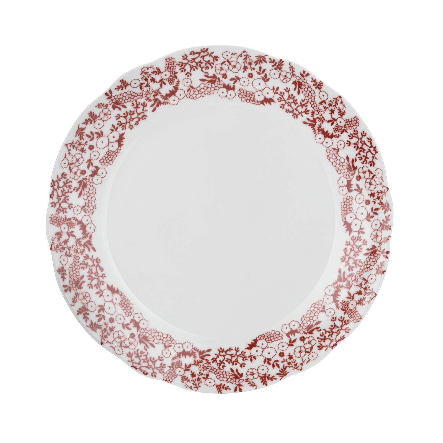 KASANOVA servizio piatti 6 persone Secret Garden - Set piatti porcellana 18 pezzi elegante