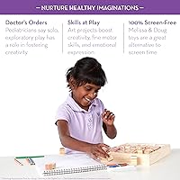 Vista 3 de Juego de sellos de madera Melissa & Doug Favorite Things, 26 sellos de madera con tintas de 4