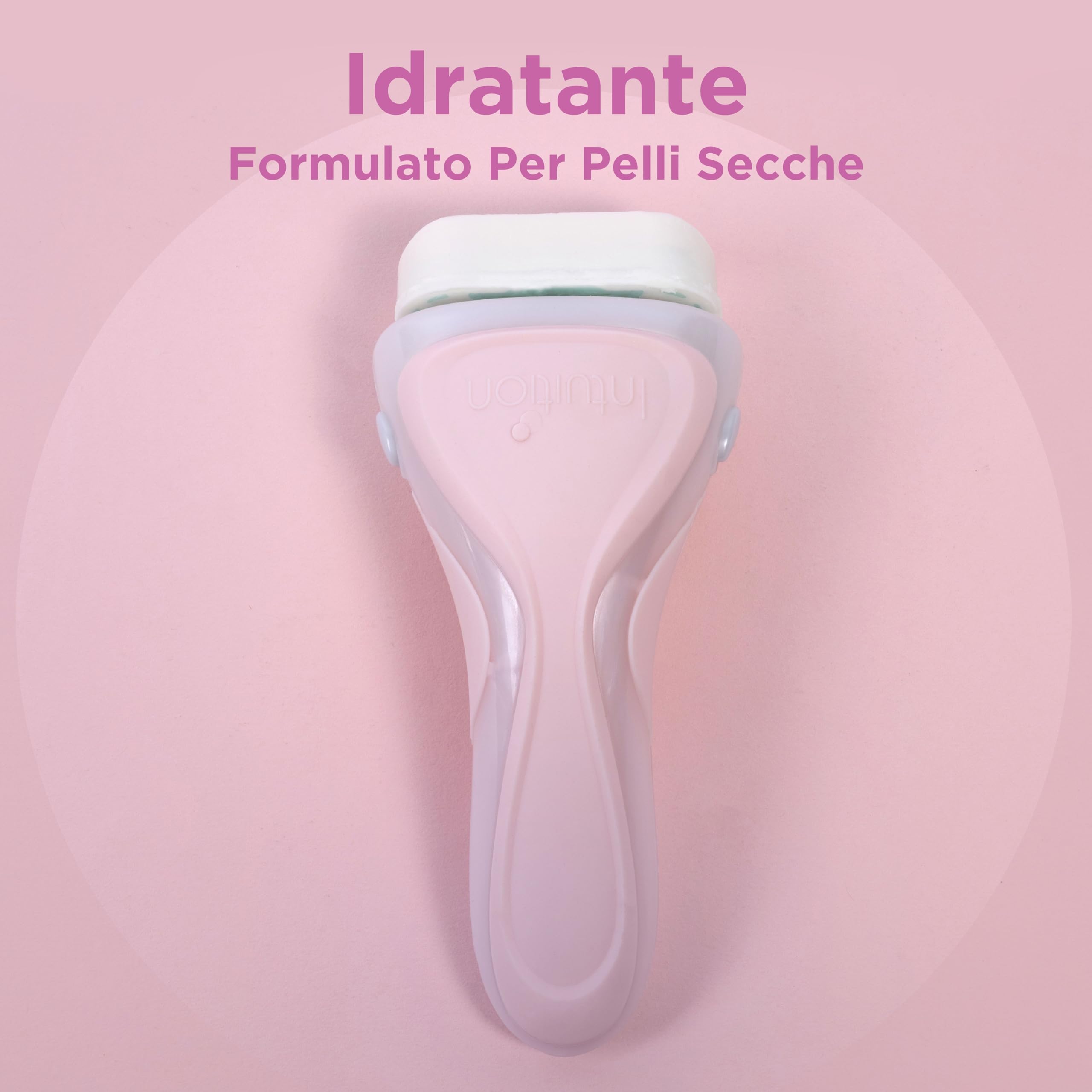 Wilkinson Sword - Intuition Ultra Moisture XXL Pack - Rasoio per donna - Confezione XXL con 1 rasoio + 5 lame di ricarica - Contiene sapone al Burro di Karité