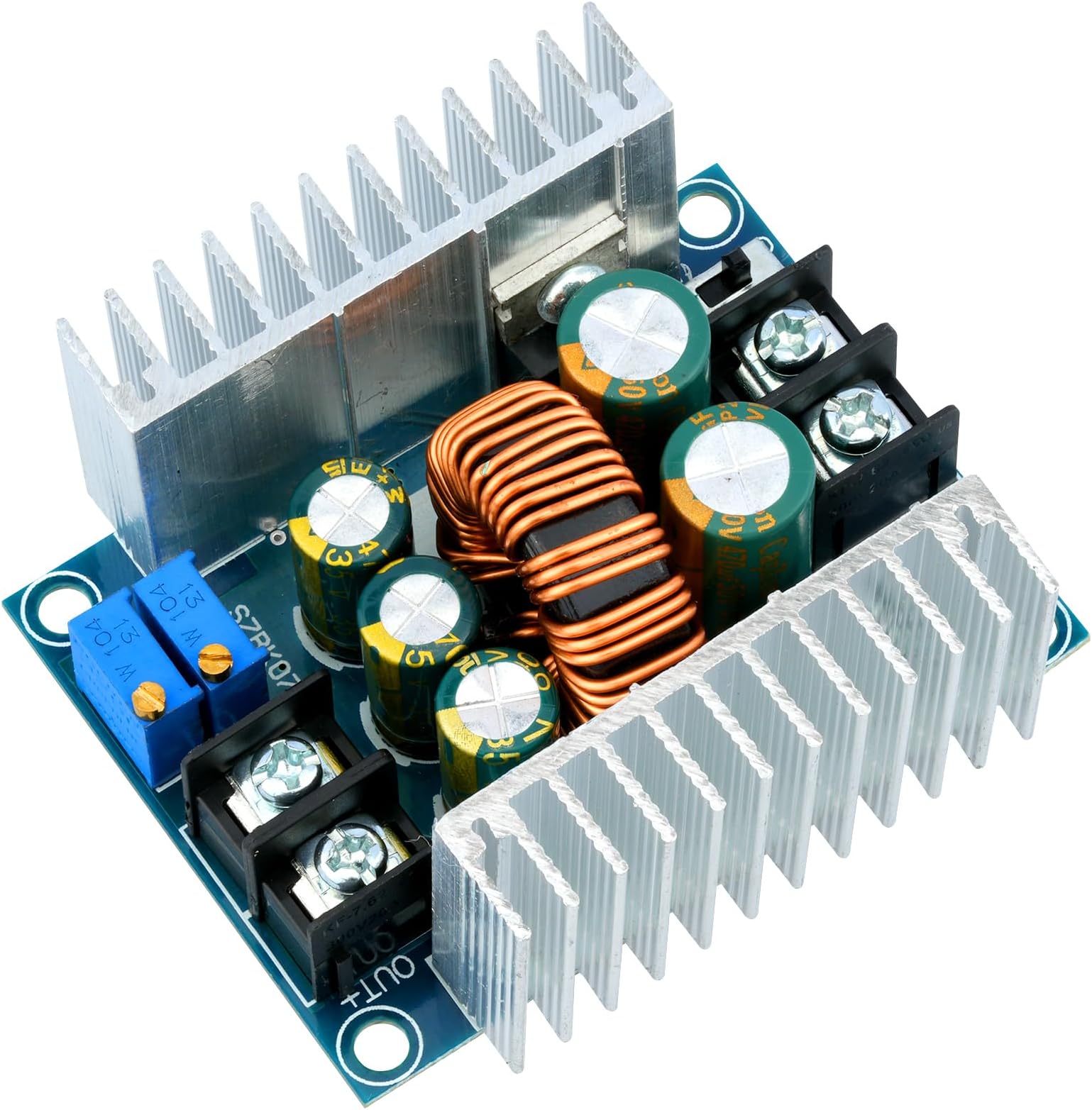 WWZMDiB Constant Current CC CV Buck Converter Module DC 6-40V to 1.2-36V 20A 300W Adjustable Step Down Voltage Regulator Power Supply Module with Short Circuit Protection Function