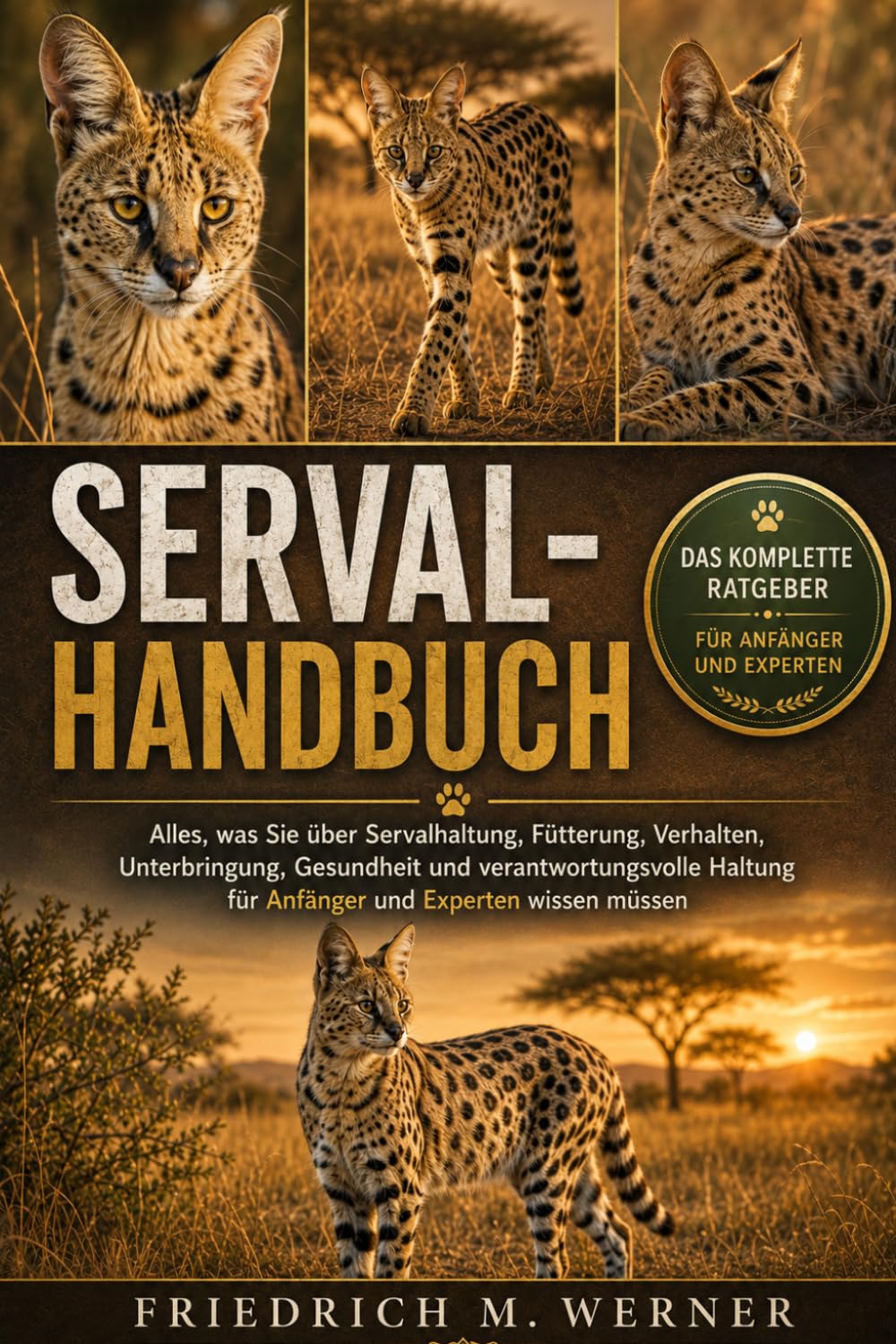 SERVAL-HANDBUCH: Alles, was Sie über Servalhaltung, Fütterung, Verhalten, Unterbringung, Gesundheit und verantwortungsvolle Haltung für Anfänger und Experten wissen müssen
