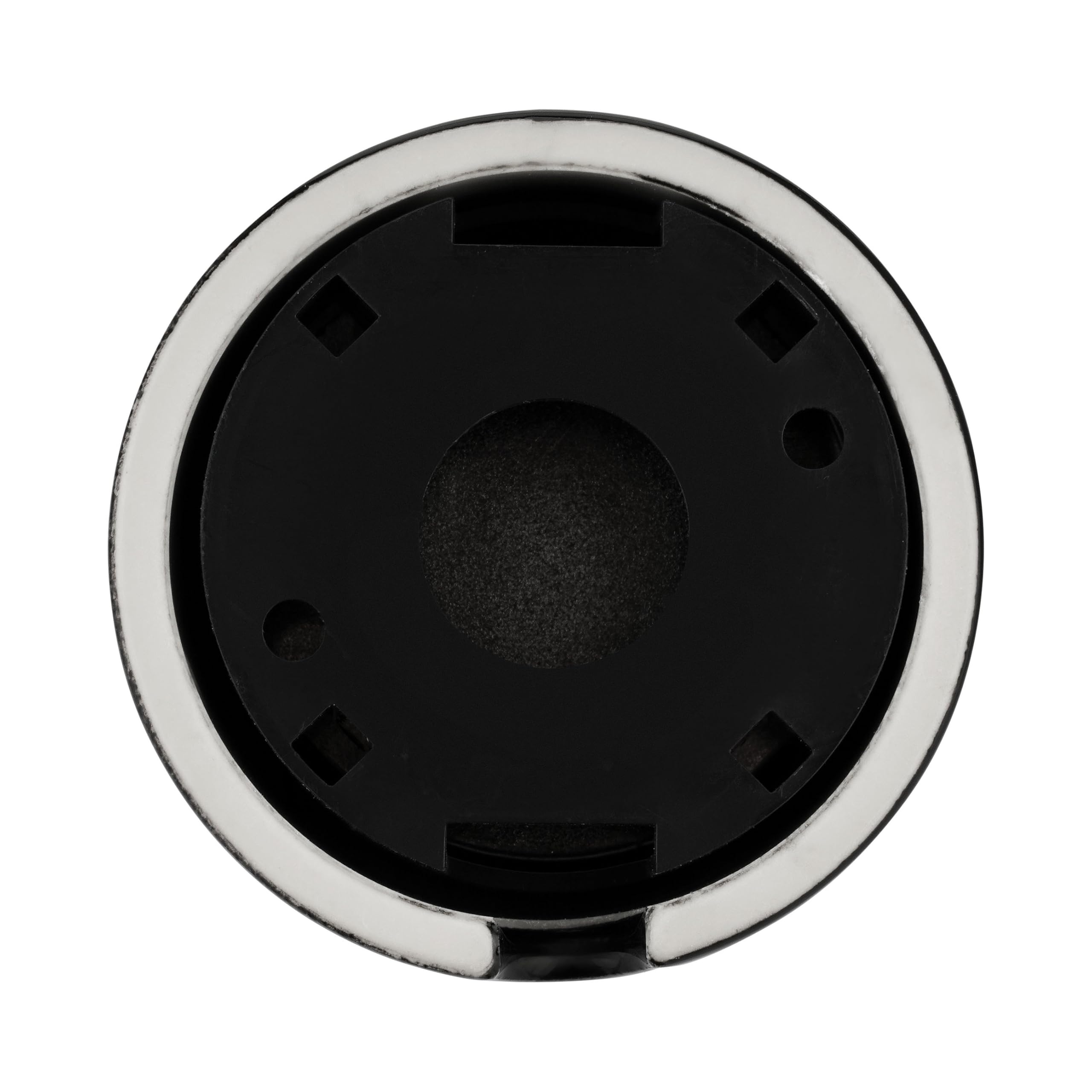 Aufputz Porzellan Retro Antennendose 3-Loch, All-in-One, Serie QR1 schwarz