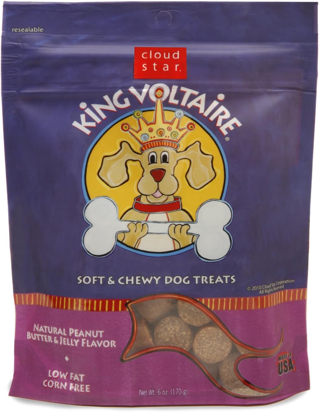 Cloud Star King Voltaire Chicken Pot Pie, Peanut Butter and